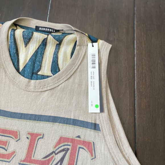 RARE Stunning NWT Rundholz Sleeveless Dress w/Vintage Cali Ad Graphics~ One Size - Picture 9 of 11